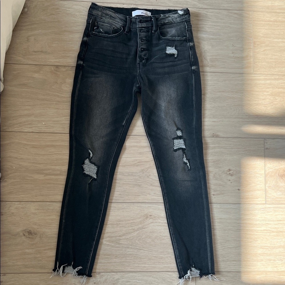 KanCan Black Distressed Jeans